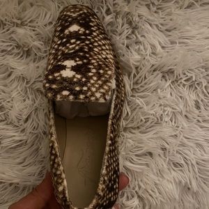 Free People  snake eyes loafer